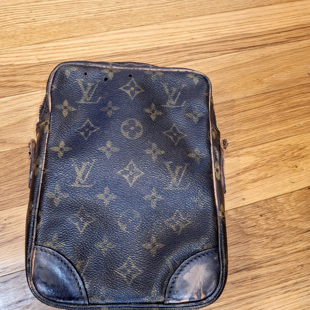 Vintage Louis Vuitton Monogram Leather  Danube Bag Brown OS Louis  Vuitton